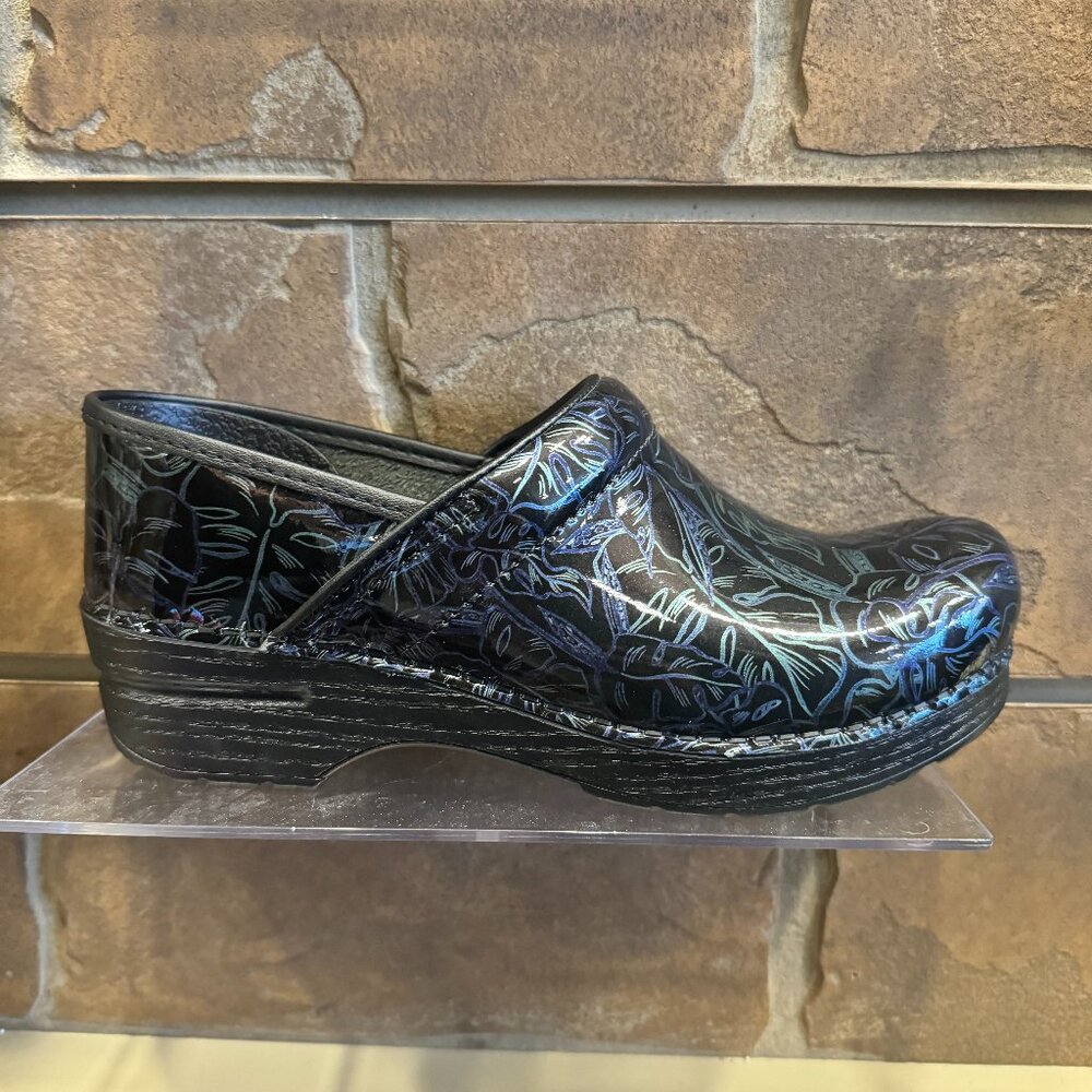 Dansko Professional Patent Tropical Leaf Clog